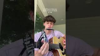 Pink Skies  Zach Bryan Acoustic Cover by Ryan Sab [upl. by Marna]