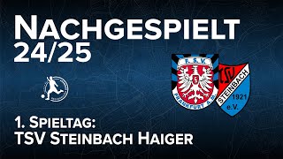 S2425 Nachgespielt 01 TSV Steinbach Haiger [upl. by Madora]