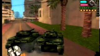 Grand Theft Auto Vice City Stories Tank Rampage [upl. by Rochelle]