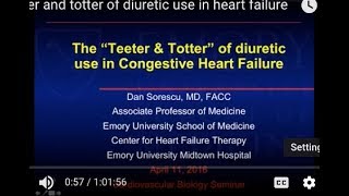 Teeter and totter of diuretic use in heart failure [upl. by Foskett]