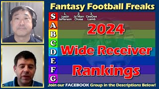 Fantasy Football 2024 Wide Receiver Dynasty Rankings fantasyfootball fantasyfootballdynasty [upl. by Mariandi285]