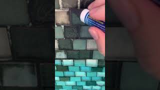 Grout Pen Waterproof on Pool Tile keep it looking fresh and clean [upl. by Danette]