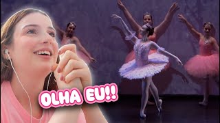 DANCEI A VARIAÇÃO DE DULCINEIA NO BALLET  REACT DA APRESENTAÇÃO  Lu Corti [upl. by Ahsoik]