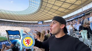 HaHoHe die OSTKURVE bebt🔥  HERTHA BSC vs EINTRACHT BRAUNSCHWEIG  Stadionvlog [upl. by Sidonia261]