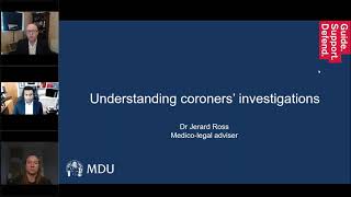 Webinar Understanding coroners investigations [upl. by Docilu]