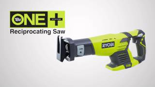 Ryobi ONE 18V Reciprocating Saw Introduction video [upl. by Nathan]