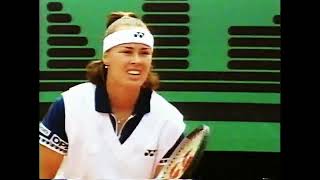 RolandGarros French Open 1999 Final  Hingis  Graf BBC [upl. by Ardnaz51]