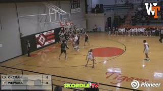 Okemah at Wewoka Boys Basketball [upl. by Uke713]