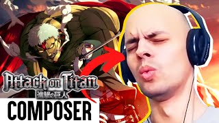 YouSeeBIGGIRLTT is a Mutant Tune  Composer reacts to Attack On Titan OST [upl. by Uthrop]