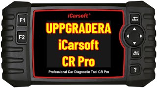 iCarsoft CR Pro  Uppgradera till den senaste versionen [upl. by Searle]