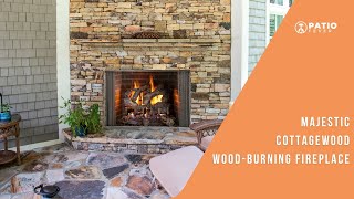 Majestic Cottagewood WoodBurning Fireplace [upl. by Finnie]