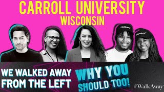 DEBATE WalkAway Goes to Carroll University in Wisconsin to debate the Leftist Club [upl. by Nodarse]