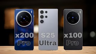 Vivo x200 pro vs Samsung Galaxy S25 Ultra vs Vivo x100 pro [upl. by Maurine]