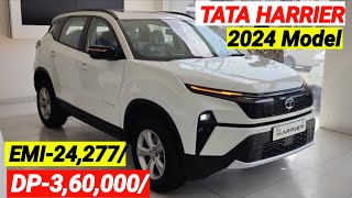 Tata Harrier Smart Diesel 2024 On Road Price। Tata Harrier Base Model । Down payment।loan Emi [upl. by Yeroc]