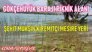 Gökçehüyük Barajı Piknik Yeri  Şehit Muhsin Kiremitçi Mesire Alanı  Seydişehir  Konya [upl. by Oliric]