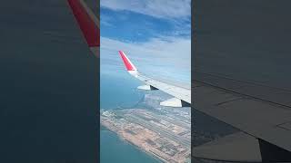 Passenger airplane taking off from Singapores Changi airport [upl. by Brunhild546]