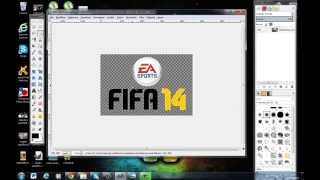 come salvare una immagine con GIMP logo fifa14  TUTORIAL Alberto Sicilia [upl. by Yllek]