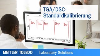 TGADSCStandardkalibrierung mit Schmelzpunkttemperaturen und Enthalpien [upl. by Lockwood]