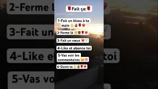 Fait un vœux ❤️ voeux music abonnetoi [upl. by Atikin]