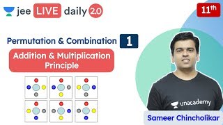 JEE 2022 Permutation amp Combination L1  Class 11  Unacademy JEE  JEE Maths  Sameer Chincholikar [upl. by Albers]