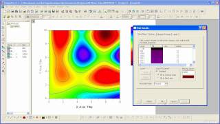 Graphing Origin Contour Plots and Color Mapping Part 2  Customizing a Contour Plot [upl. by Kempe511]