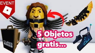 COMO CONSEGUIR 5 OBJETOS GRATIS ROBLOX EVENTO VIEJO FREE ITEM [upl. by Nodgnal856]