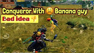 Ranking up with Banana Guy  Conqueror Top 10  Pubg Mobile [upl. by Retsel]