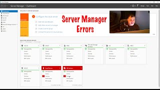 Windows Server Dashboard Errors [upl. by Corry]