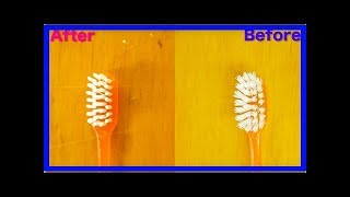 Comment redresser simplement les poils d’une brosse à dents [upl. by Nisotawulo]