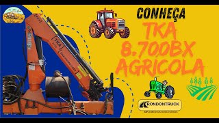 Apresentando TKA 8700BX Agrícola  Linha TKA Guindastes [upl. by Elem143]