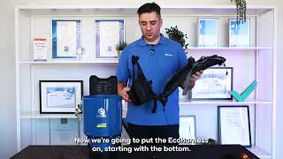 How to upgrade your Pacvac backpack vacuum cleaner with the Ecoharness [upl. by Oneg]