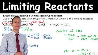 How to work out the limiting reactant and the reactant in excess in a chemical reaction [upl. by Peg]