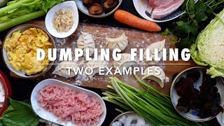 How to make dumpling fillings [upl. by Hutson]