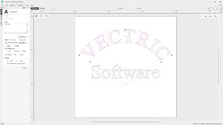 How to edit text spacing in Vectric software  Creating Vectors  V12 Tutorials [upl. by Luas]