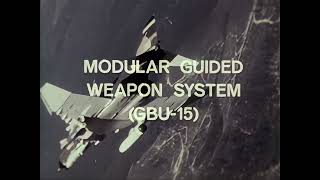 GBU15 Cruciform Wing Weapon [upl. by Ydnamron58]