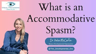 What are accommodative spasms [upl. by Marchall867]