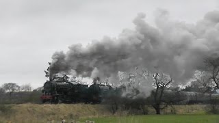 Churnet Valley Railway  Winter Steam Gala 2017 [upl. by Webb]