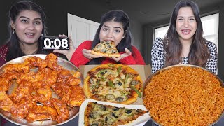 Spiciest🔥 Food🌶️Eating Challenge  Spicy Pizza Spicy Momos Spicy 3x Korean Ramen Noodles Challenge [upl. by Aidyn320]