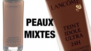 REVUE ● CHOISIR SON FOND DE TEINT  PEAUX MIXTES  SPECIALE PEAUX NOIRES [upl. by Aon]