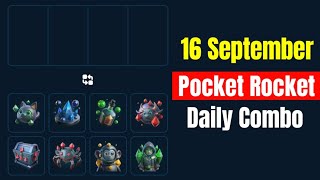 Pocket Rocket Daily Jackpot 16 September  Pocket Rocket Daily Combo 16 September [upl. by Lars]