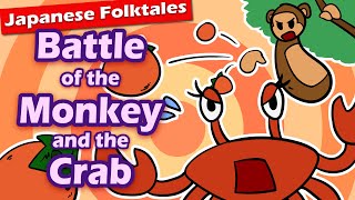 Japanese Folktales Battle of the Monkey and the Crab Popular Bedtime Story [upl. by Alvarez]