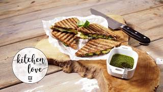 Goats Cheese Pesto amp Avocado Sandwich [upl. by Milburn]