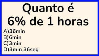 🔥5 QUESTÕES DE MATEMÁTICA PARA DESTRAVAR SEU CÉREBRO🧠 NÍVEL 1 [upl. by Hada]