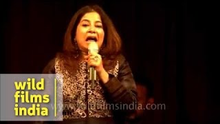 Rekha Bhardwaj performs Namak Ishq ka at Mussoorie Writers Festival [upl. by Liahkim839]