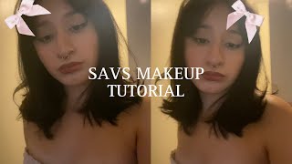 sav’s makeup tutorial [upl. by Ellerrad]