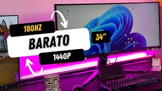 Deja de buscar monitor bueno bonito y barato iiyama GCB3480WQSUB1 [upl. by Harbot]