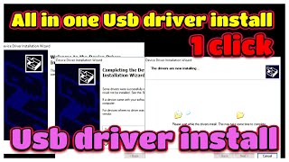 usb driver install windows 781011  usb drive install  all mobile usb driver install windows 10 [upl. by Micco]