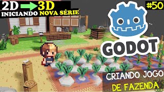 🥥 2D PARA O 3D  JOGO DA FAZENDA GODOT 50 [upl. by Ydrah651]