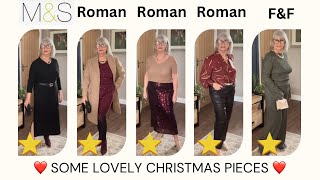 🎄Christmas Pieces from Roman MampS FampF  Tesco links in description 🎄over 50’s 60’s 70’s fashion 🎄 [upl. by Aw553]