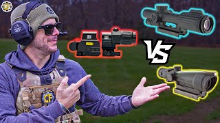 LPVO vs ACOG vs Red Dot  Magnifier [upl. by Fine]